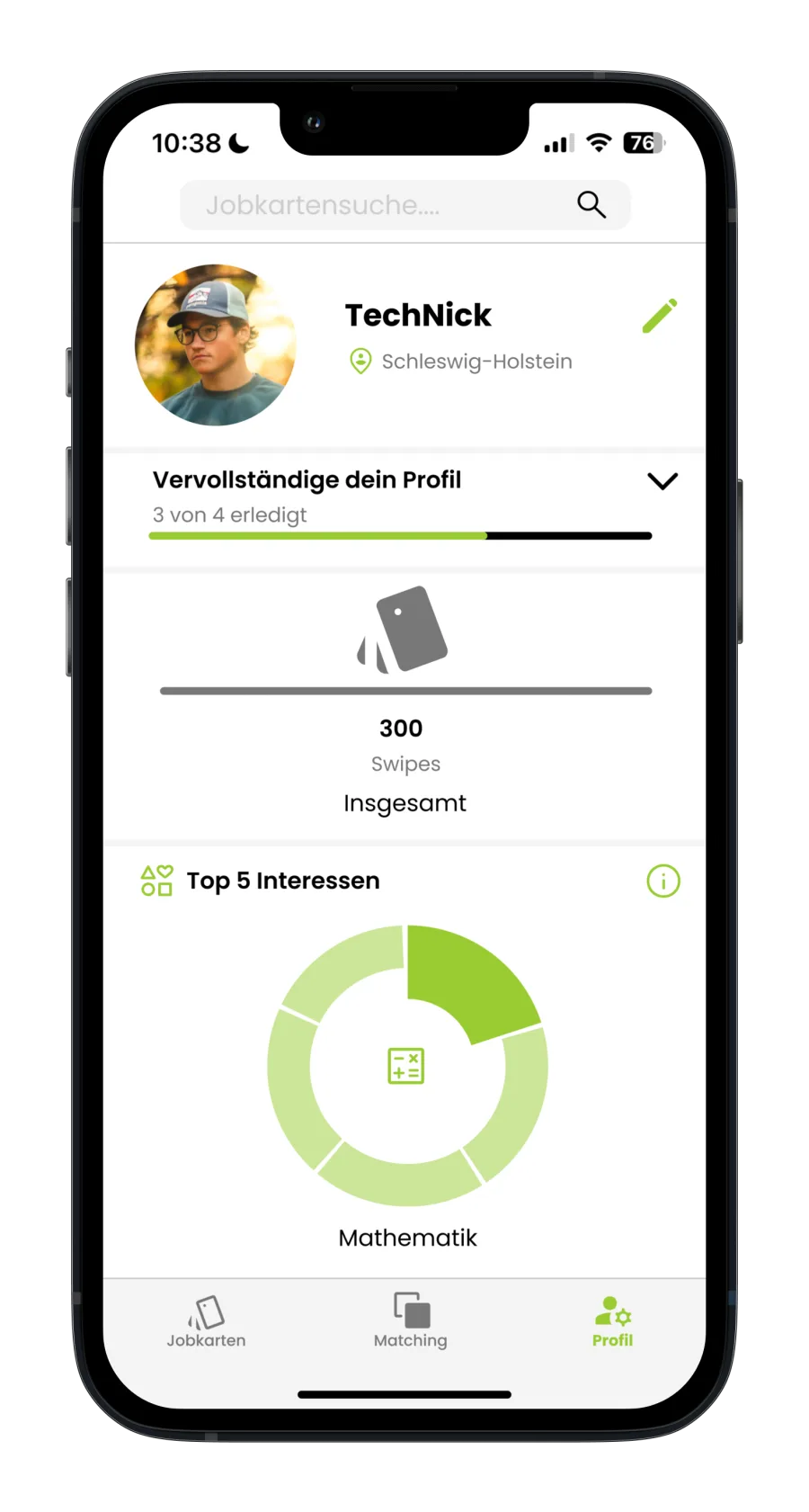StickTo App - Profil
