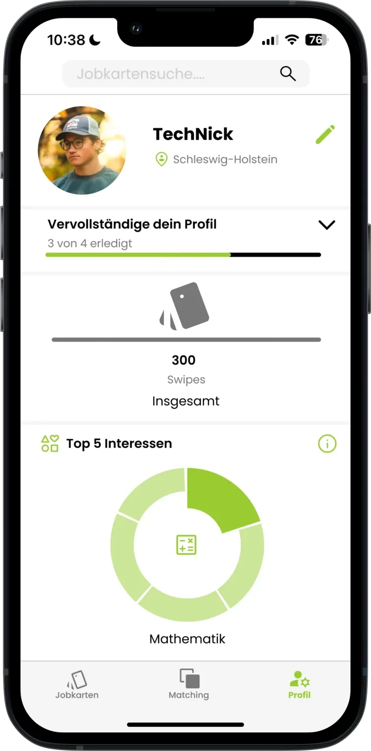 StickTo App - Profil